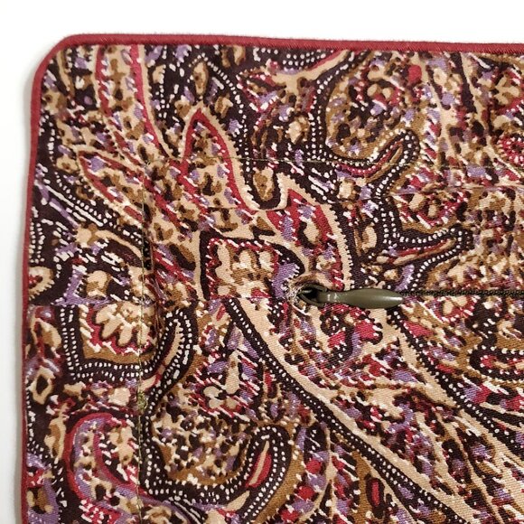 Lauren Ralph Lauren Hallie Lot of 2 Pillow Shams Paisley 20x26 Sateen Cotton - Picture 11 of 13